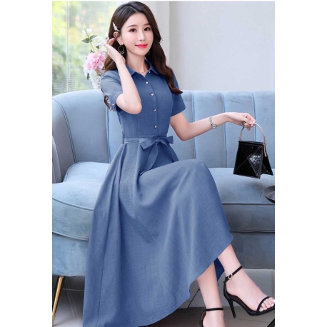 midi dress korea D6395