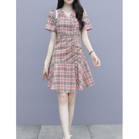 dress wanita korea D7025