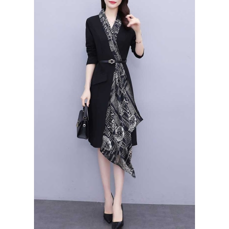 dress wanita import D7044