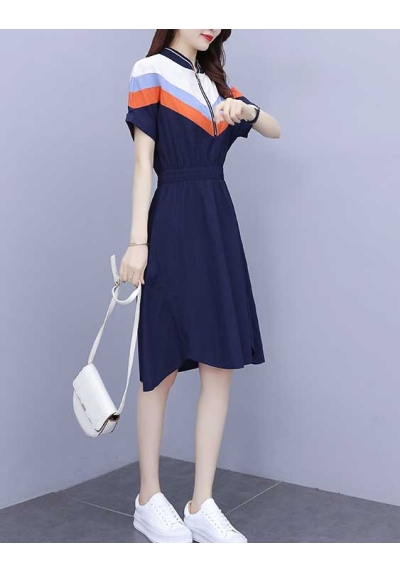 dress wanita korea D7047