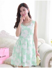 dress wanita model korea D1631