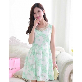 dress wanita model korea D1631