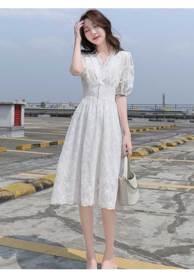 dress wanita korea D7083