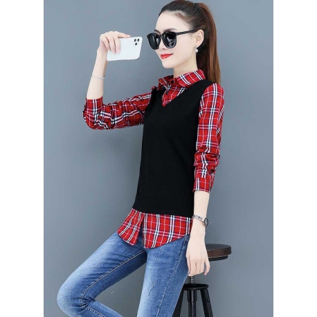 blouse  wanita korea T7112