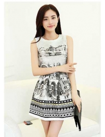 dress wanita etnik D1645