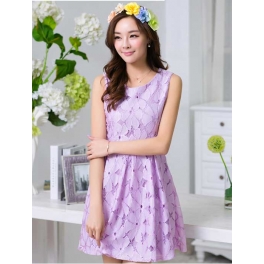 dress wanita brukat D1648