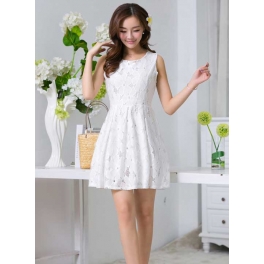 dress wanita brukat D1650