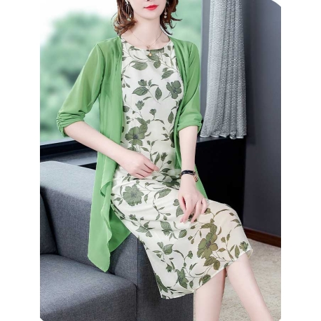 dress wanita korea D7104