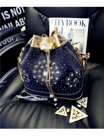 tas selempang denim model serut Bag751