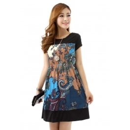 dress wanita import D1659