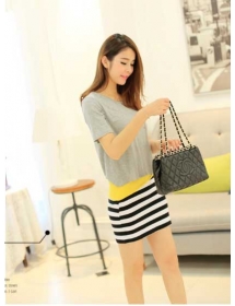 dress wanita import D1661