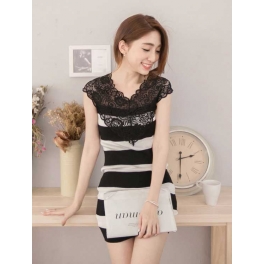 dress wanita import D1667