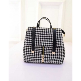 tas ransel motif Houndstooth Bag753