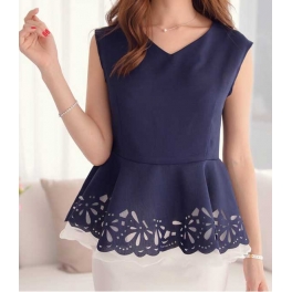 peplum chiffon T1794