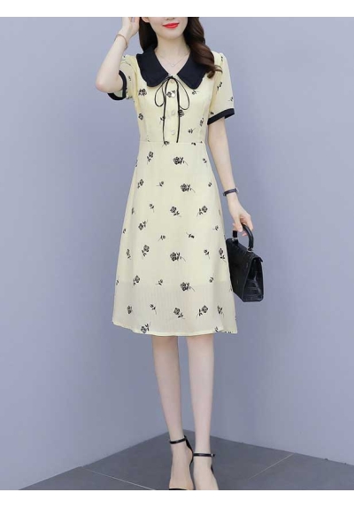 dress wanita korea D7143