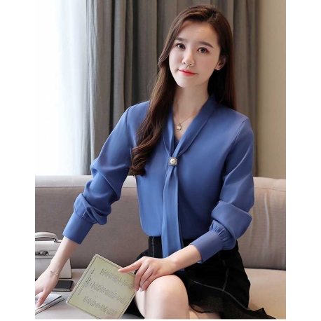 blouse wanita korea T7220