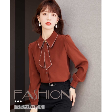 blouse wanita korea T7220