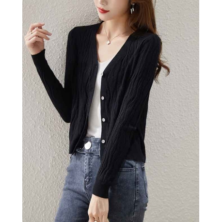 cardigan rajut import T7231