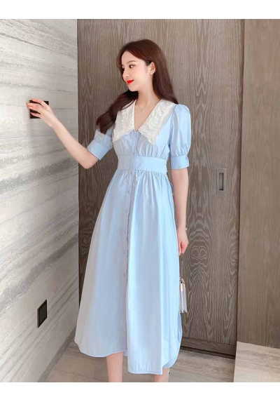 dress wanita korea D7161