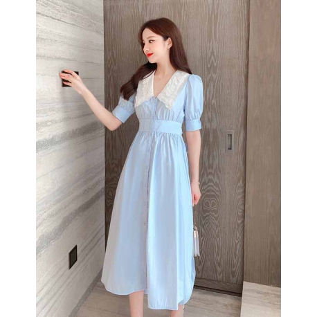 dress wanita korea D7161