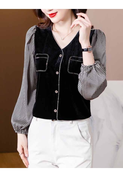 blouse  wanita korea T7236