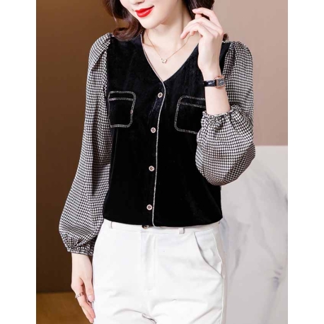 blouse  wanita korea T7236