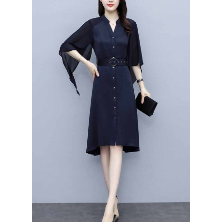 dress wanita korea D7166