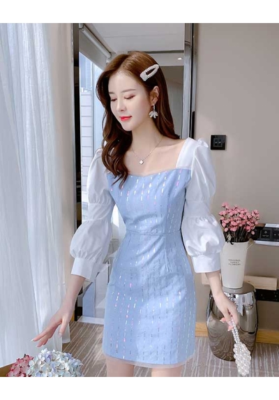 dress wanita korea D7178