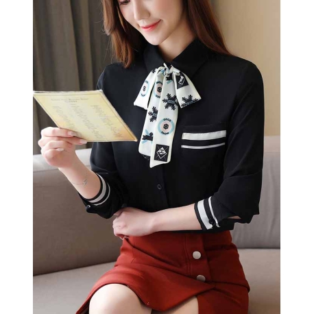 kemeja wanita korea T7200