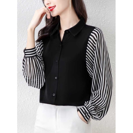 atasan blouse wanita korea T7263