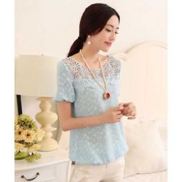 blouse chiffon import T1815