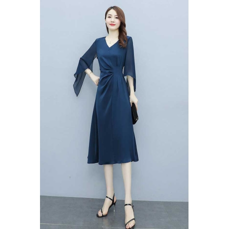 dress wanita korea D7130