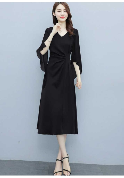 dress wanita korea D7188