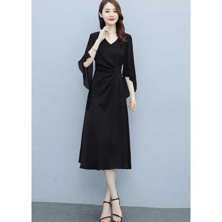 dress wanita korea D7188