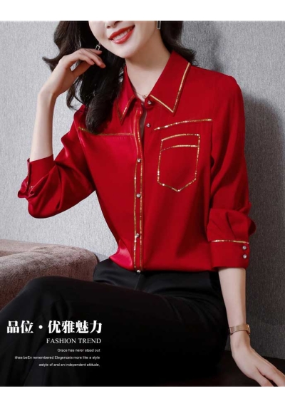 atasan blouse wanita korea T7273