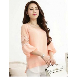 blouse chiffon import T1830