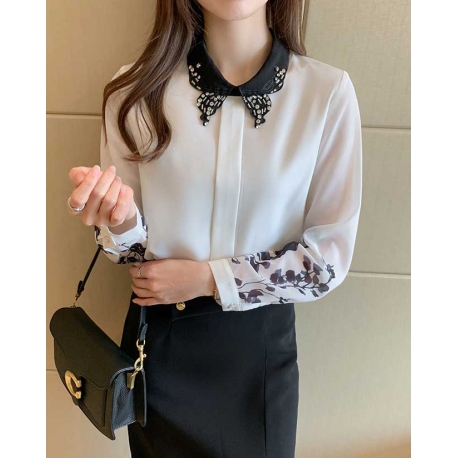 atasan blouse wanita korea T7273