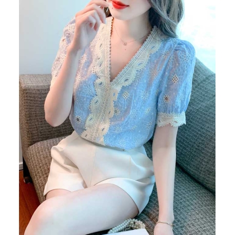 atasan blouse wanita korea T7291