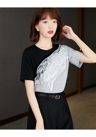 atasan blouse wanita korea T7298