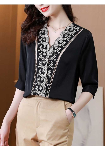 atasan blouse wanita korea T7309