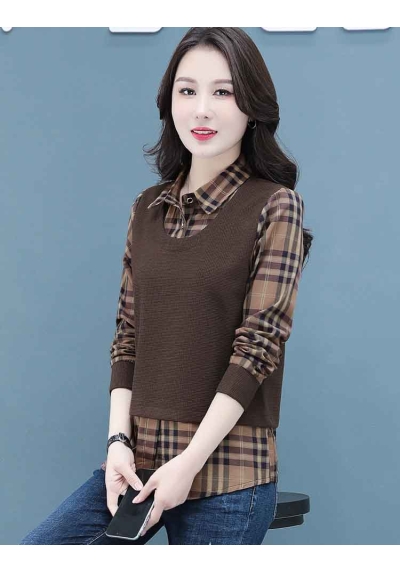 atasan blouse wanita korea T7315