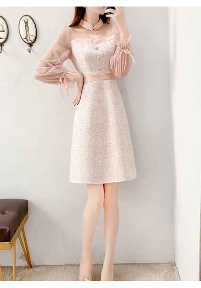 dress wanita korea D7241