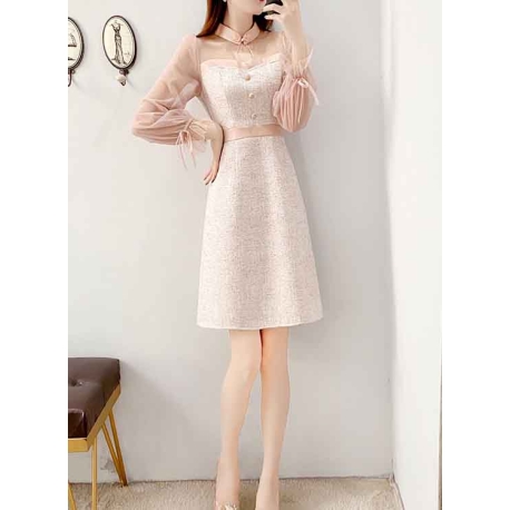 dress wanita korea D7241