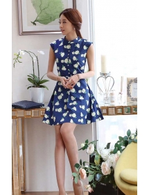 dress wanita korea D1721