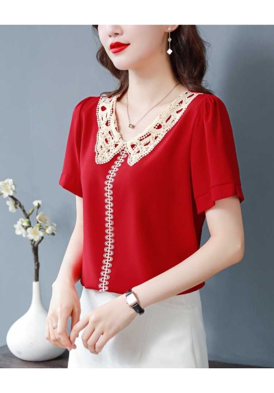 atasan blouse  wanita korea T7347