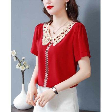 atasan blouse  wanita korea T7347