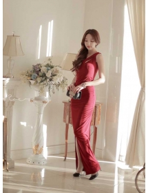 long dress one shoulder D1727