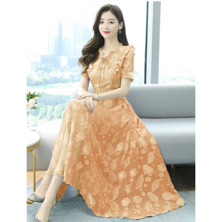 dress wanita korea D7261