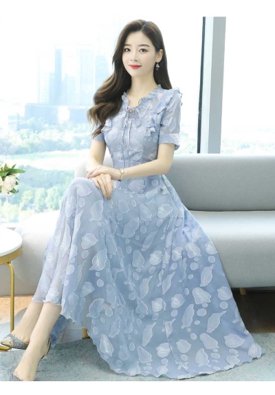 dress wanita korea D7261