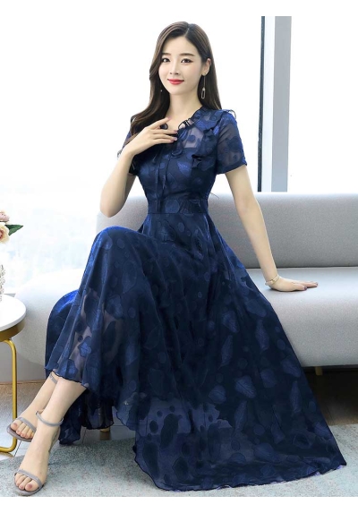 dress wanita korea D7261